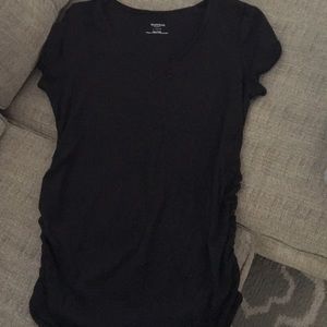Black maternity top